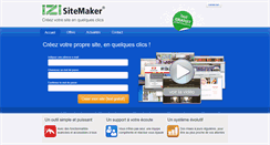Desktop Screenshot of izisitemaker.com
